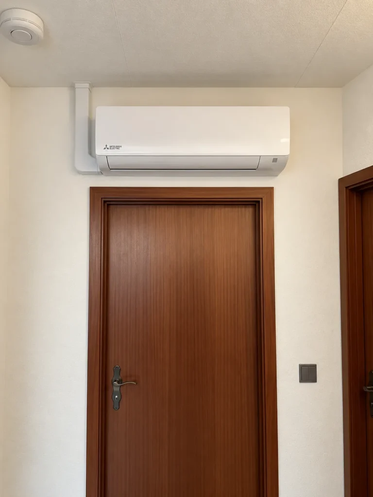 Moderne Klimaanlage in einem Eigenheim in Braunschweig